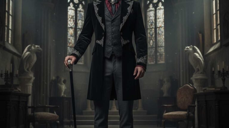 Gothic Victorian fashion men