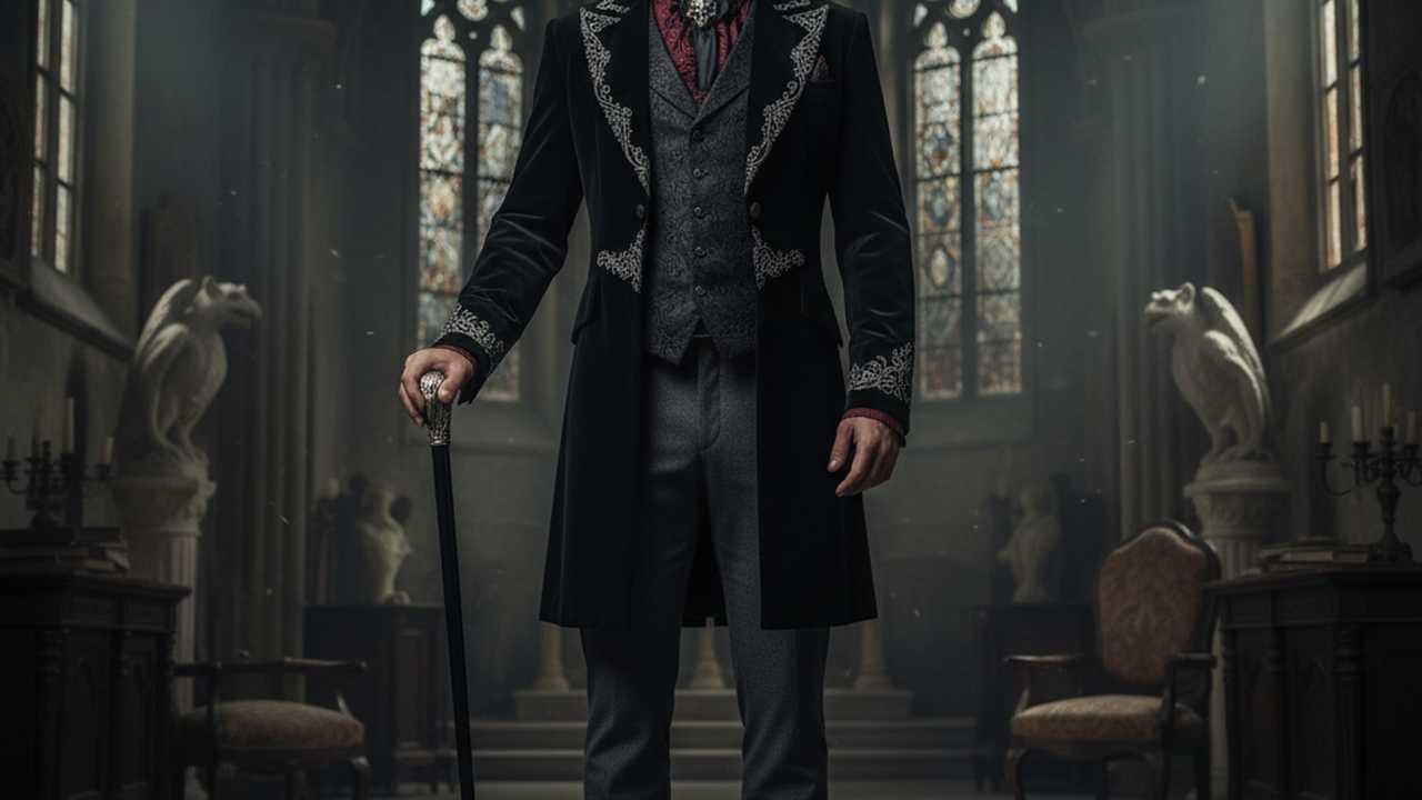 Gothic Victorian fashion men