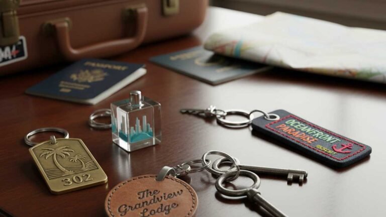 Hotel Room Keychain