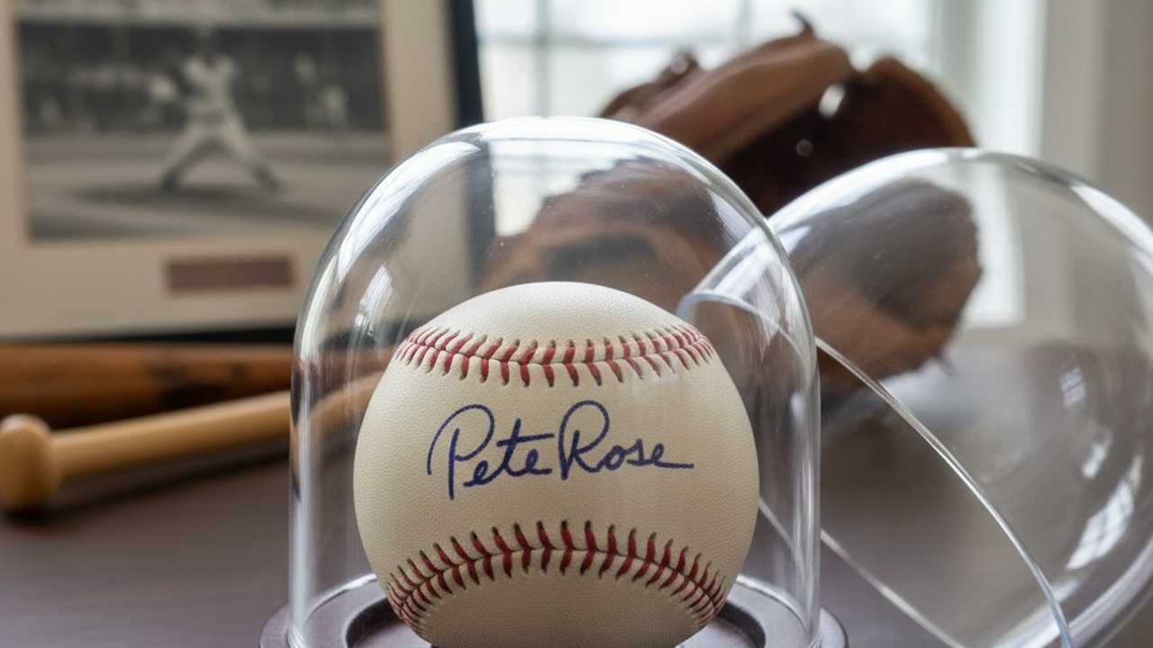 signed Pete Rose baseball