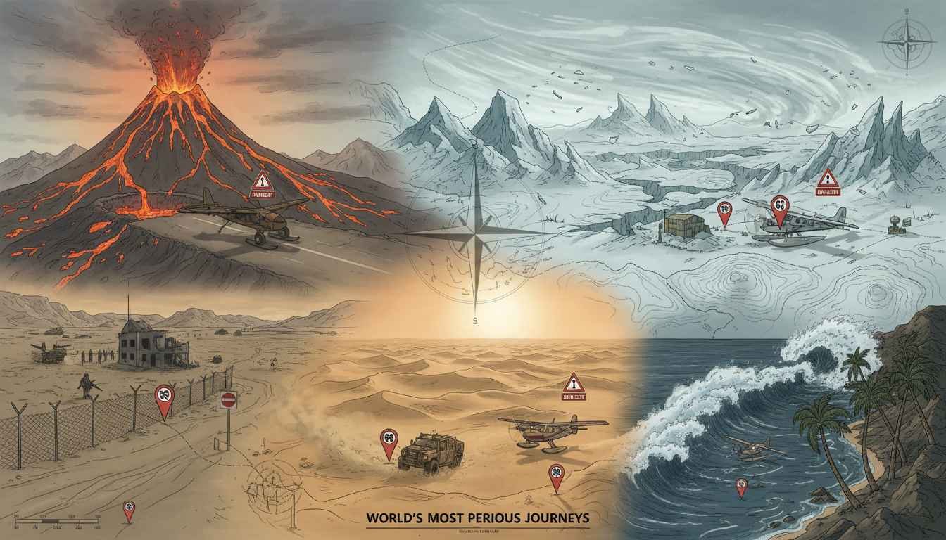 most dangerous places on earth to visit