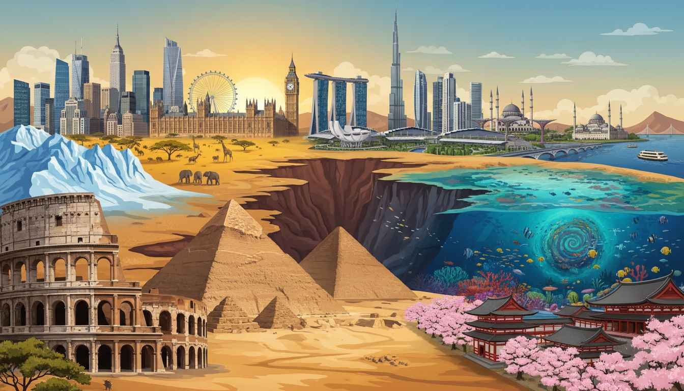 must visit places in the world before you die