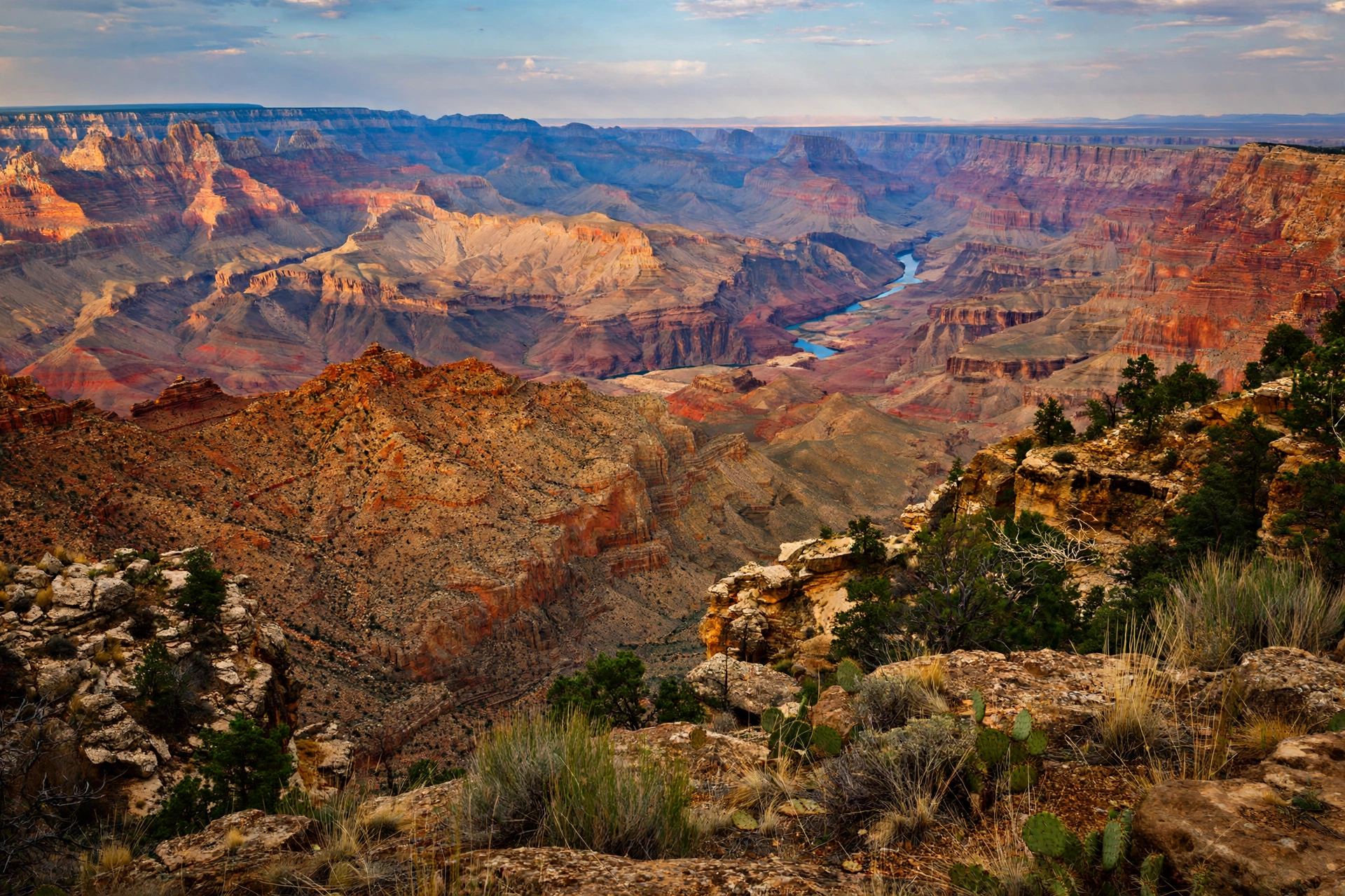 Grand Canyon at sunset, one of the best national parks in the USA